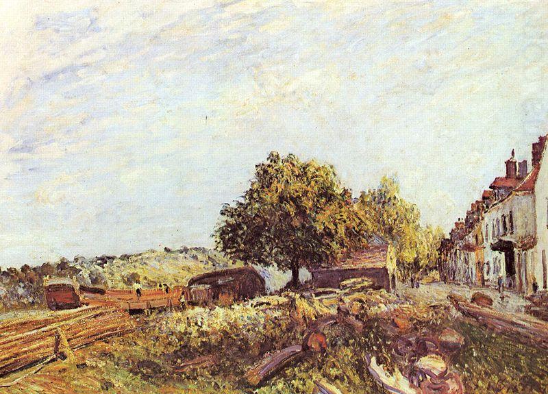 Saint Mammes am Morgen, Alfred Sisley